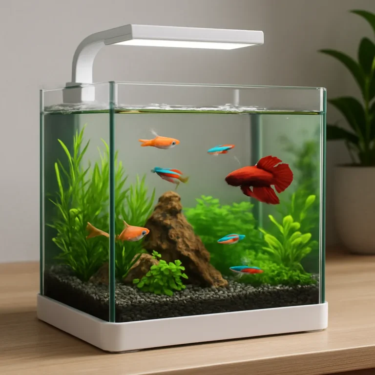 nano acuario setup