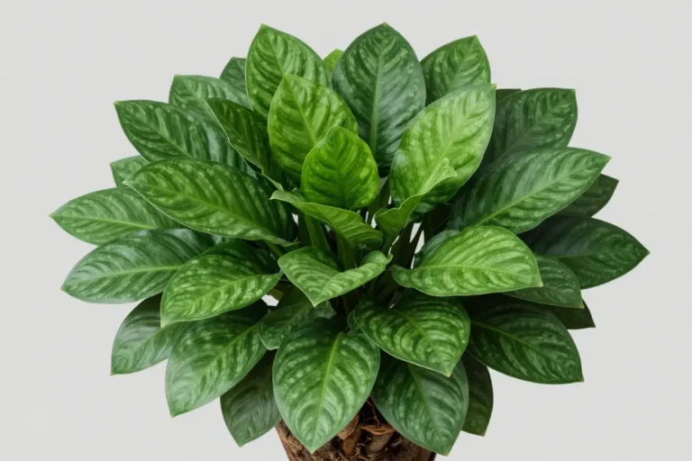 Planta Cryptocoryne wendtii con forma de roseta, hojas verdes vibrantes y estructura arbustiva en fondo neutro